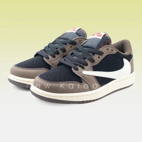 نایک ایر جردن 1 لو ایکس تراویس اسکات موکا