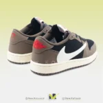 کفش نایک ایر جردن 1 لو ایکس تراویس اسکات موکا