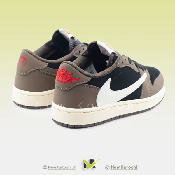 کفش نایک ایر جردن 1 لو ایکس تراویس اسکات موکا