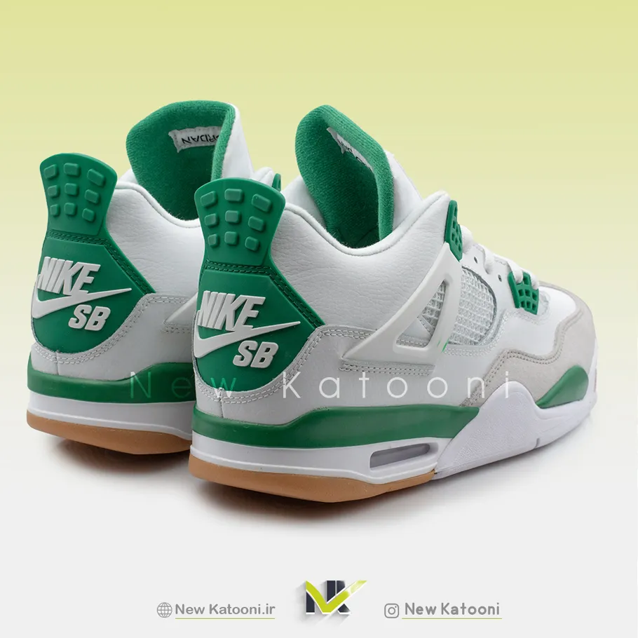 کفش نایک ایر جردن 4 رترو اس بی پاین گرین