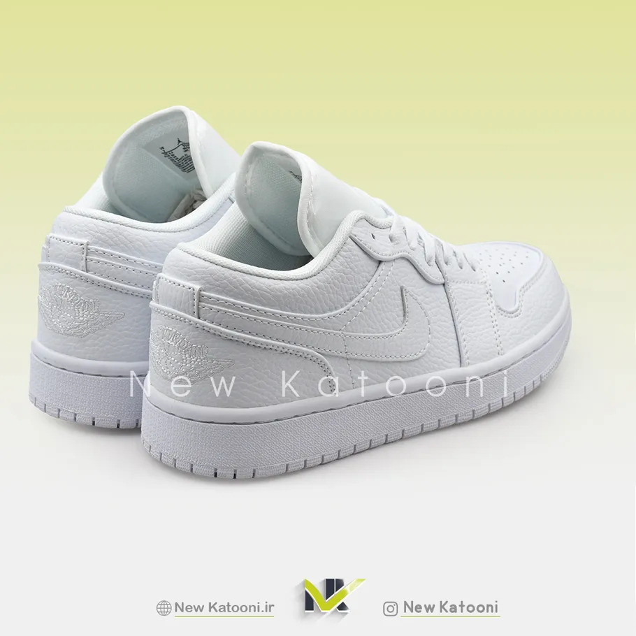 خرید ایر جردن ۱ لو تریپل وایت