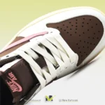 رویه نایک-ایر-جردن-1-لو-تراویس-اسکات-دارک-پون